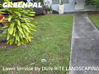 Lawn Servicein Miami,33127,Yard Mowing by DUN-RITE LANDSCAPING, work completed in Jun , 2026