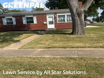 Lawn Cutin Granite City,62040,Lawn Mowing Service by All Star Solutions, work completed in Dec , 2025