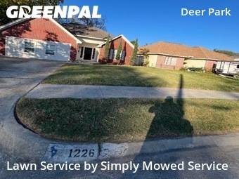 Lawn Services in Deer Park, 77536, Grass Cutting by Simply Mowed Service, work completed in Dec , 2025