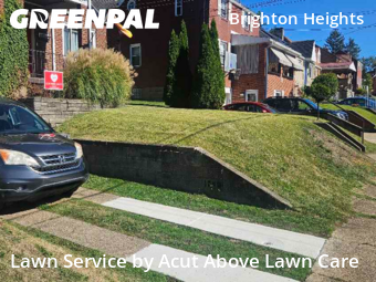 Front Yard Mowing in Pittsburgh, 15212, Yard Work by Acut Above Lawn Care, work completed in Nov , 2025