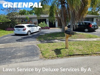 Grass Cutin Sunrise,33322,Lawn Cutting by Deluxe Services By A, work completed in Jun , 2026