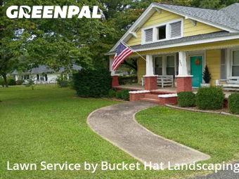 Lawn Mowing Servicein Kannapolis,28081,Lawn Maintenance by Bucket Hat Landscaping, work completed in Oct , 2025