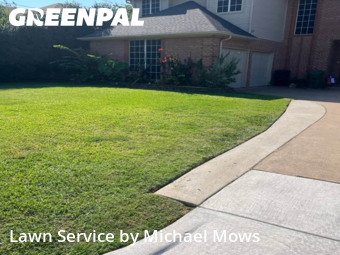 Lawn Servicein North Richland Hills,76182,Yard Mowing by Michael Mows, work completed in Dec , 2025