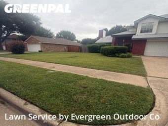 Lawn Carein Grand Prairie,75052,Lawn Mow by Evergreen Outdoor Co, work completed in Jul , 2026