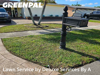Lawn Cuttingin Sunrise,33323,Lawn Care Service by Deluxe Services By A, work completed in Jun , 2026