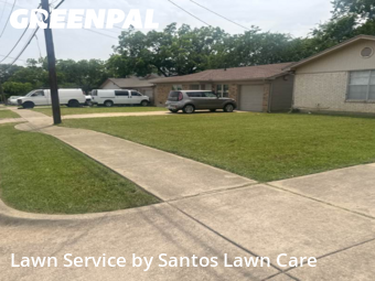 Yard Cuttingin Haltom City,76117,Grass Cutting by Santos Lawn Care , work completed in Nov , 2025