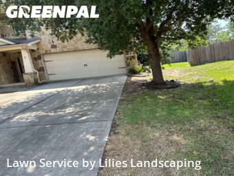 Yard Mowingin Conroe,77301,Lawn Mowing by Lilies Landscaping, work completed in Nov , 2025
