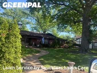 Yard Mowingin Brentwood,63144,Lawn Service by Saunders Lawn Care, work completed in Jun , 2026