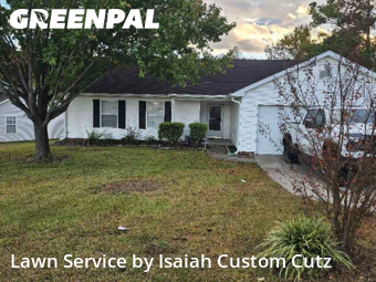 Lawn Cutin Kannapolis,28083,Lawn Cut by Isaiah Custom Cutz, work completed in Nov , 2025