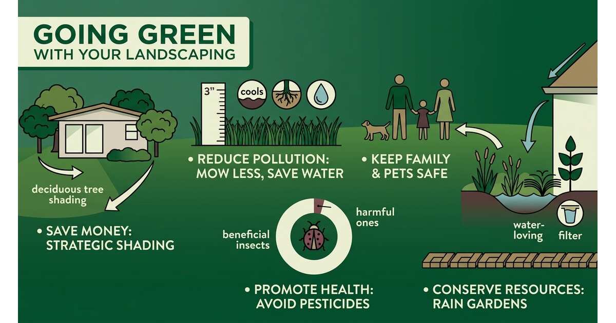 Going Green with Your Landscaping (An eco-friendly infographic)