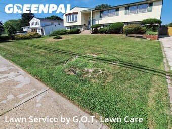 Lawn mowed in Burlington, 8016