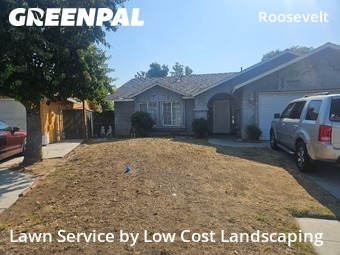 Lawn mowing work completed in Fresno, CA