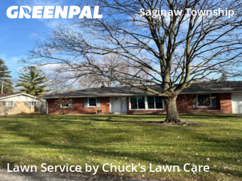 Grass Cutin Saginaw,48638,Lawn Service by Chuck’s Lawn Care , work completed in Jan , 2026