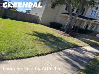 Yard Cuttingin Pearland,77584,Lawn Cutting by Atlas Llc, work completed in Feb , 2026