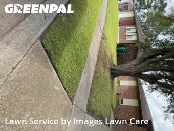 Front Yard Mowing in Marrero, 70072, Yard Care by Images Lawn Care, work completed in Dec , 2025
