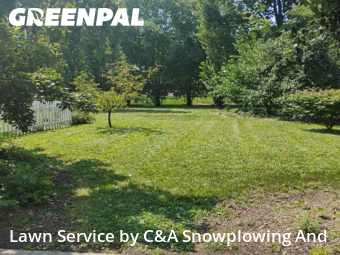 Lawn Mowin Arlington Heights,60004,Yard Cutting by C&A Snowplowing And , work completed in Dec , 2025