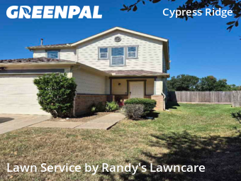 Lawn Care Servicein Cypress,77429,Lawn Maintenance by Randy's Lawncare , work completed in Nov , 2025
