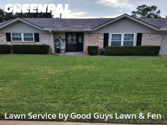 Lawn Cutin Hurst,76054,Lawn Mowing Service by Good Guys Lawn & Fen, work completed in Nov , 2025