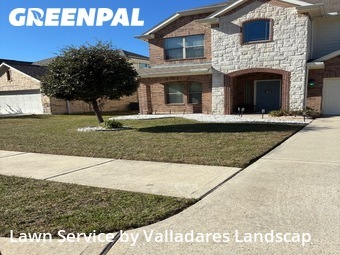 Lawn Care Servicein Conroe,77304,Lawn Cutting by Valladares Landscap, work completed in Feb , 2026