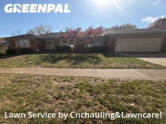 Lawn Mowingin Affton,63123,Lawn Mowing Service by Cnchauling&Lawncarel, work completed in Dec , 2025