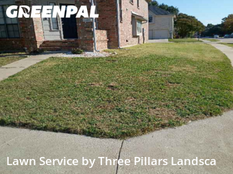 Lawn Care Servicein Lewisville,75077,Lawn Mowing Service by Three Pillars Landsca, work completed in Dec , 2025