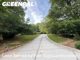 Grass Cutin Roswell,30075,Lawn Cut by Fast Guys Landscaping, work completed in Nov , 2025