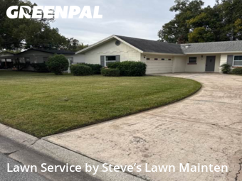 Lawn Mowing Servicein Winter Park,32792,Lawn Mow by Steve’s Lawn Mainten, work completed in Feb , 2026