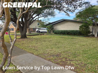 Lawn mowed in Farmers Branch, 75234