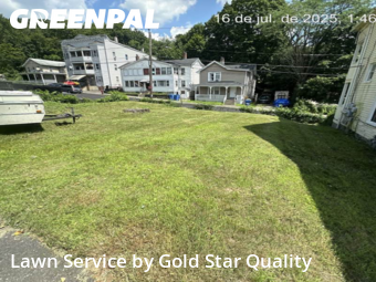 Mowing Services in Waterbury, 6702, Front Yard Mowing by Gold Star Quality , work completed in Oct , 2025