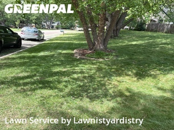 Lawn mowing work completed in Roseville, CA