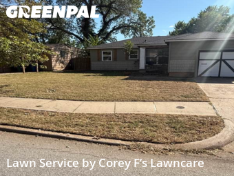 Lawn Cutin Edmond,73003,Lawn Maintenance by Corey F’s Lawncare, work completed in Dec , 2025
