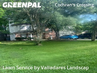 Lawn Maintenancein The Woodlands,77381,Lawn Mowing by Valladares Landscap, work completed in Jun , 2026