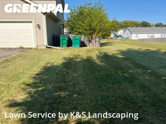 Yard Care in Plainfield, 60586, Lawn Mowing by K&S Landscaping, work completed in Oct , 2025