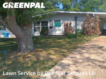 Lawn Servicein Ballwin,63021,Lawn Maintenance by Bee Star Services Llc, work completed in Dec , 2025