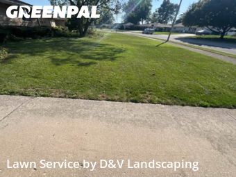 Yard Mowingin Joliet,60435,Grass Cutting by D&V Landscaping , work completed in Nov , 2025