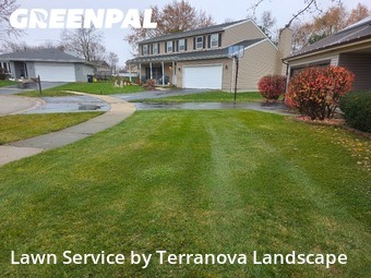 Lawn Care in Woodridge, 60517, Property Maintenance by Terranova Landscape, work completed in Dec , 2025