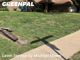 Lawn Mowing Servicein Euless,76039,Lawn Maintenance by Michael Mows, work completed in Dec , 2025