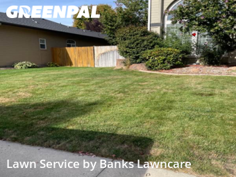 Front Yard Mowing in Eagle, 83616, Yard Care Services by Banks Lawncare, work completed in Nov , 2025