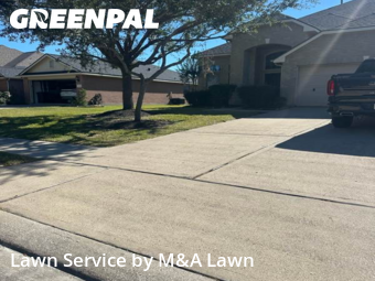 Yard Mowingin League City,77573,Yard Cutting by M&A Lawn, work completed in Feb , 2026