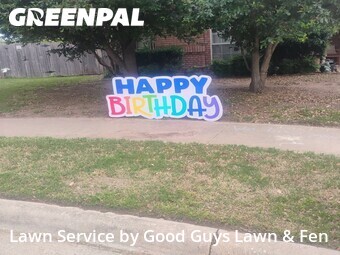 Lawn Mowing Servicein North Richland Hills,76182,Grass Cut by Good Guys Lawn & Fen, work completed in Jun , 2026