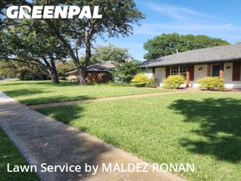 Yard Cuttingin Richardson,75080,Yard Mowing by MALDEZ RONAN, work completed in Dec , 2025