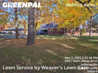 Modern Landscaping In Indianapolis,46217,Landscaping Renovation by Weaver's Lawn Care , work completed in Nov , 2025