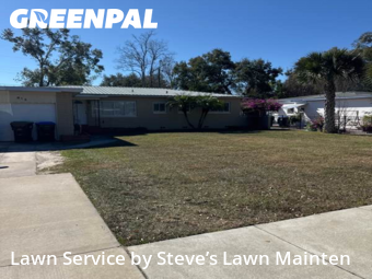 Lawn Mowingin Orlando,32804,Lawn Mow by Steve’s Lawn Mainten, work completed in Jan , 2026