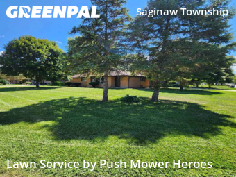 Yard Cuttingin Saginaw,48638,Yard Mowing by Push Mower Heroes, work completed in Oct , 2025