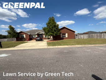 Weekly Mowing in Crestview, 32539, Grass Cutting by Green Tech, work completed in Oct , 2025