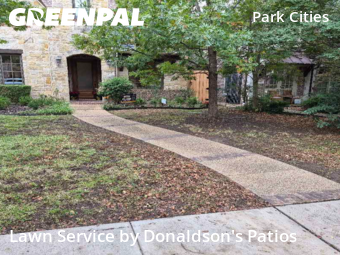 Landscaping Installation Dallas,75205,Landscaping Cleanup by Donaldson's Patios, work completed in Dec , 2025