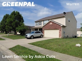 Lawn mowed in Indianapolis, 46235