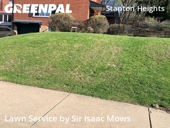 Lawn mowed in Pittsburgh, 15201