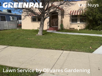 Residential Landscaping In Los Angeles,91405,Landscaping Cleanup by Olivares Gardening , work completed in Feb , 2026