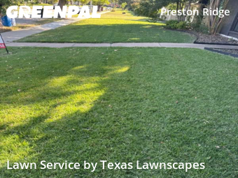 Lawn Carein Plano,75093,Lawn Mow by Texas Lawnscapes, work completed in Nov , 2025